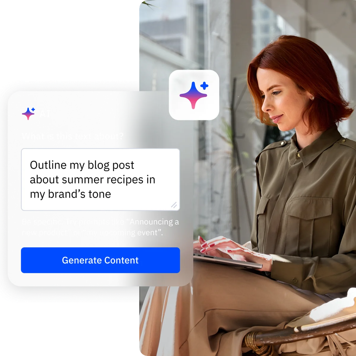 ActiveCampaign AI Prompt Block showing a natural-language AI step dropped into an automation workflow
