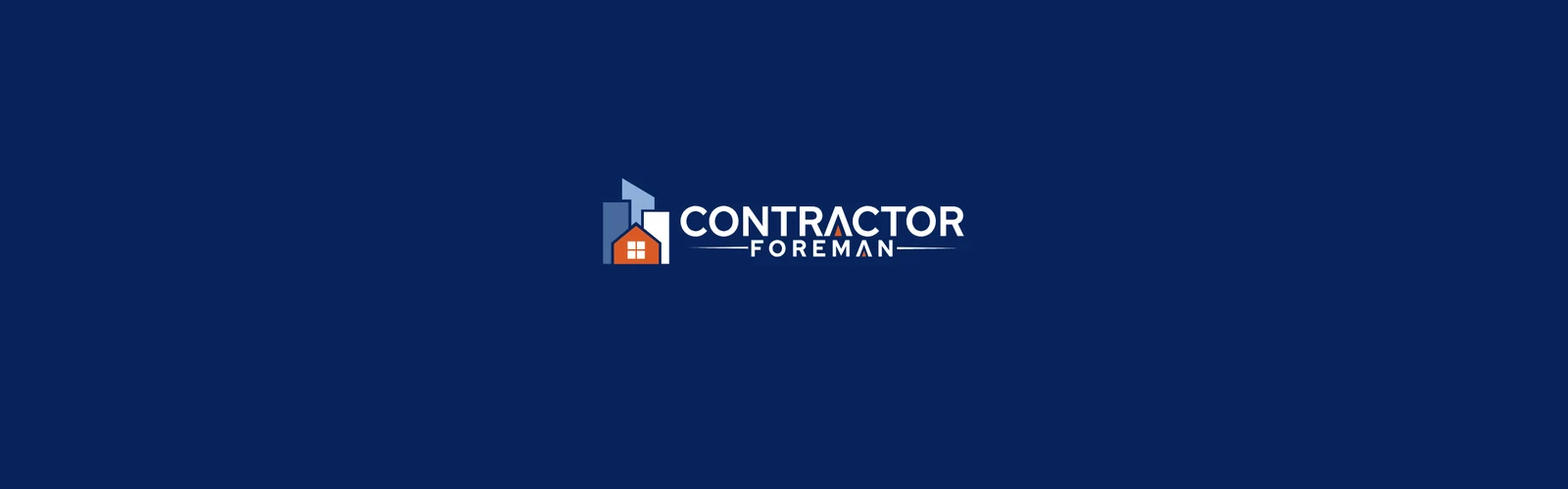 Contractor Foreman logo and branding