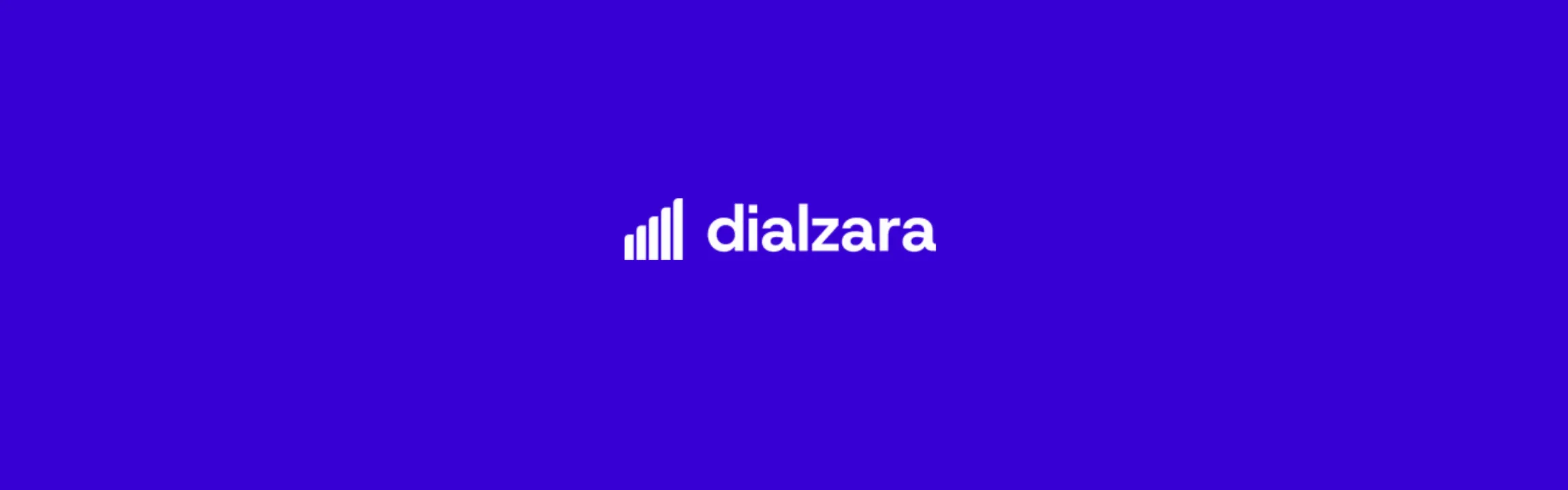 Dialzara logo and branding